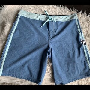 Hurley Blue Swim Trunks-Size 34Men